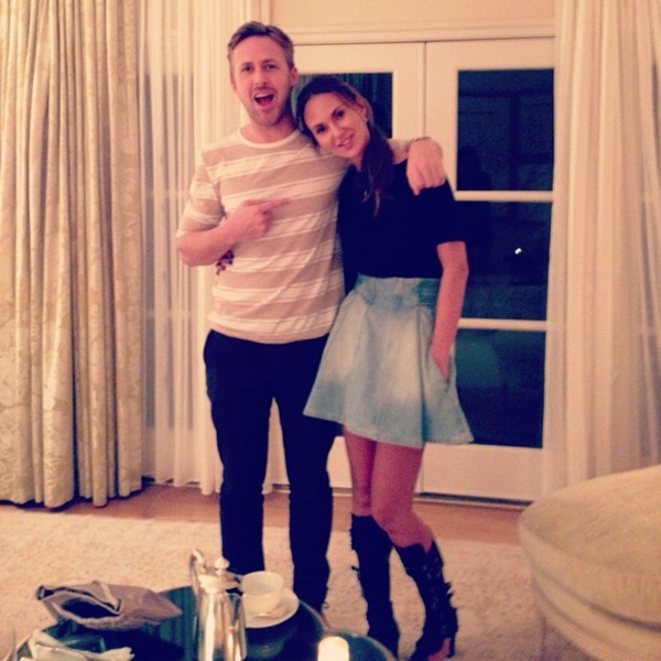 2013 - March 25 ca -  Ryan with actress Svetlana Metkina - Instagram: @ svetametkina
