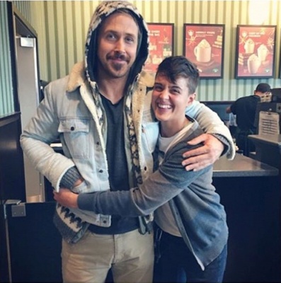 Late 2014 // Early 2015 - Ryan at a Starbuck in Atlanta - Instagram @ aurorathegreat
