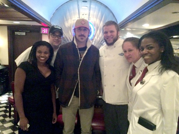 2014 - October 25 - Ryan and staff at Buckhead Restaurant in Atlanta
