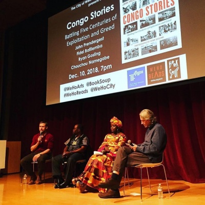 Dec. 10 - Congo Stories Book Tour - WeHo City Council Chambers - IG © WeHo Arts
